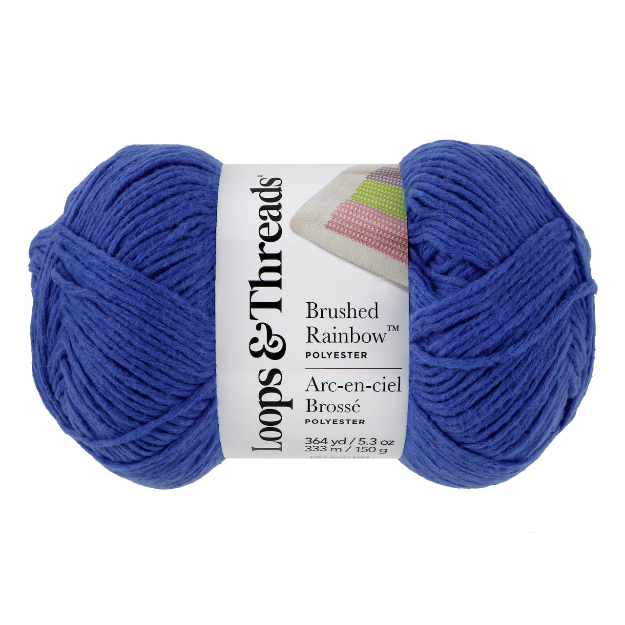 15 Pack: Brushed Rainbow™ Yarn by Loops & Threads®